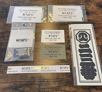 Amazon.co.jp: wtaps ステッカー ピンバッジ セット売り